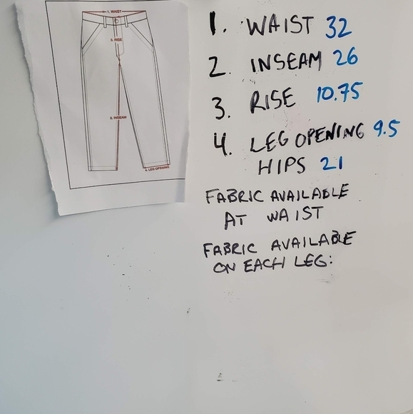 Gollehaug Women's Jeans  Wide Leg White Stretch White Cotton Size 44 32x26 - Picture 10 of 10